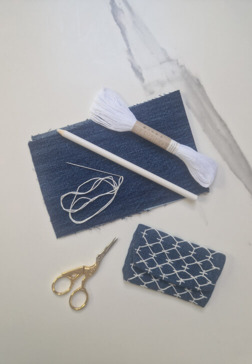 Children - Beginners Sashiko Summer Course