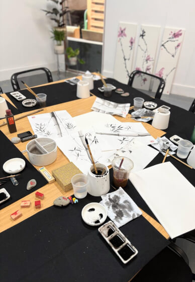 Children's Sumi-e Workshop: Japanese Ink Painting