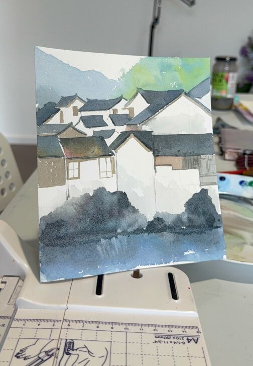 Chinese Architecture Watercolour Workshop with AshLAB