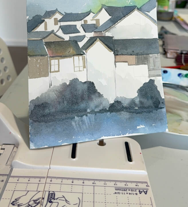 Chinese Architecture Watercolour Workshop with AshLAB