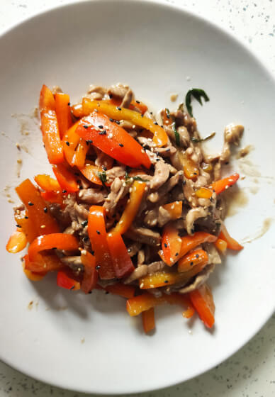 Chinese Cooking at Home: Pork and Pepper