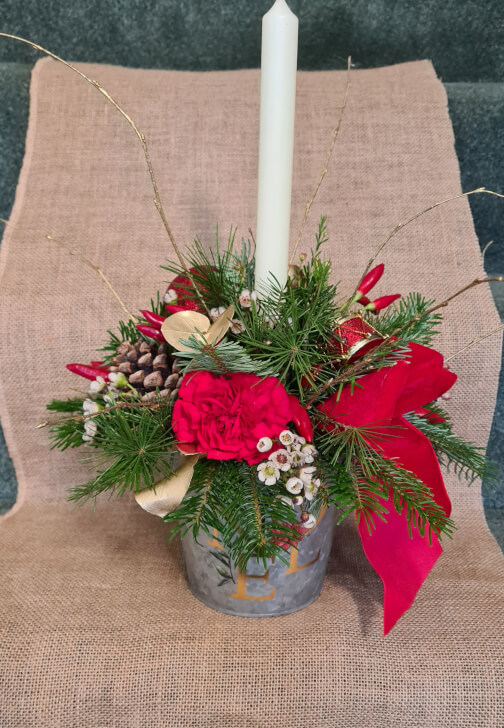 Christmas Candle Arrangement Workshop