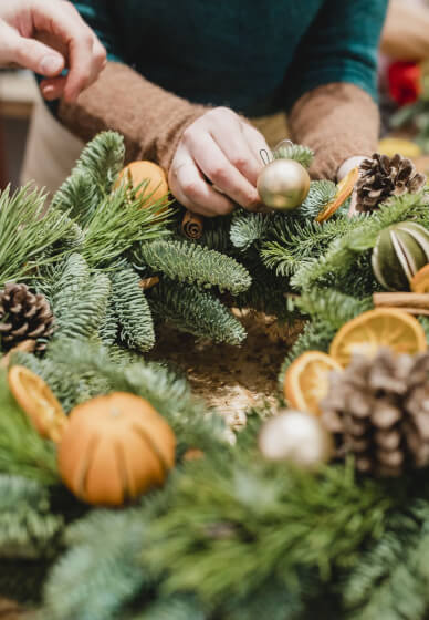 Christmas Wreath or Table Arrangement Workshop