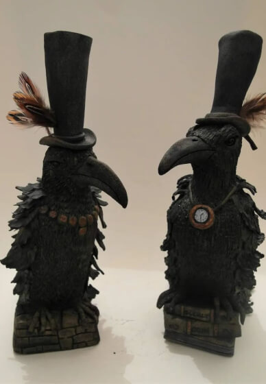 Clay Sculpture Workshop: Crow