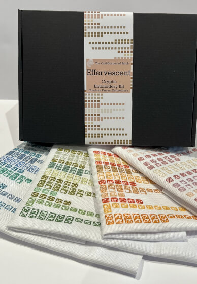 Coded Embroidery Kit - Effervescent