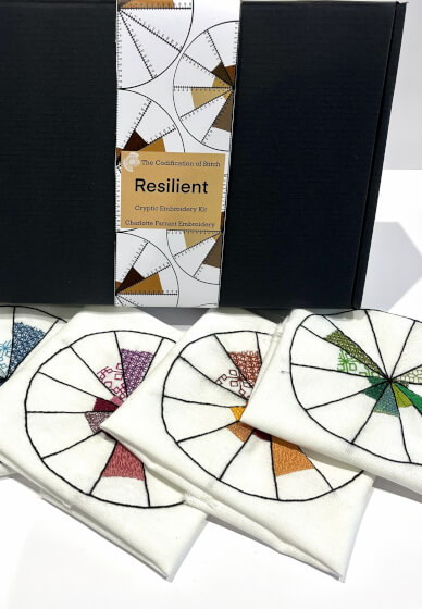Coded Embroidery Kit - Resilient