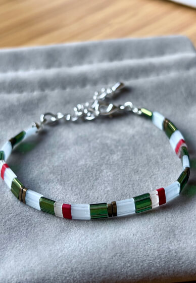 Colourful Japanese Tila Bead Bracelet Workshop