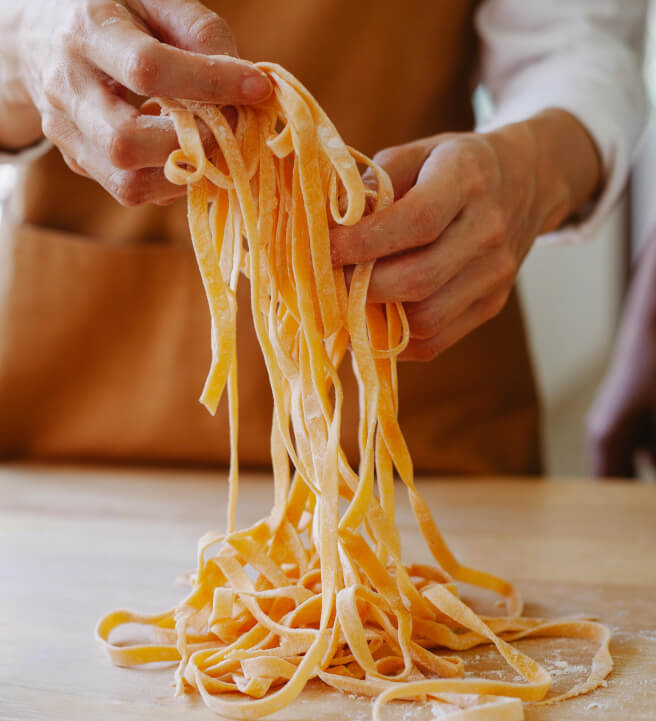 Cook and Chat Workshop: Learn Italian and Make Fresh Tagliatelle