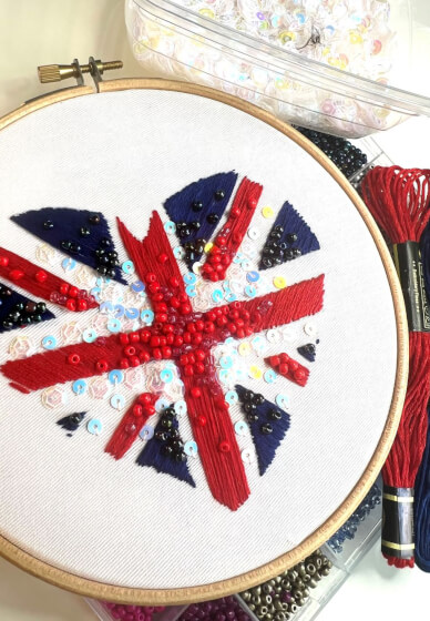 'Cool Britannia' Embroidery Workshop