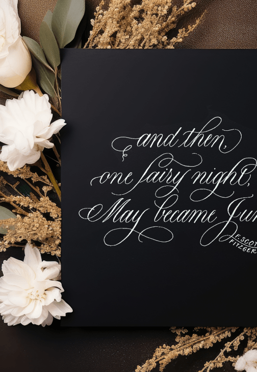 Copperplate Flourish - the Next Step 3 Week Course