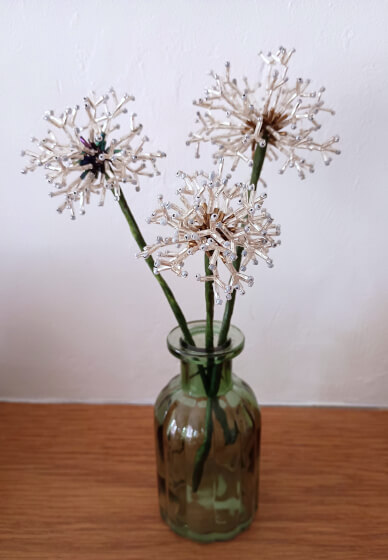 Craft Workshop: Beaded Dandelion Seed Head