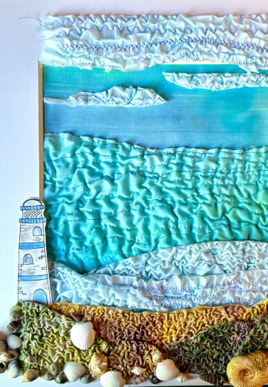Crashing Landscapes Fabric Manipulation Workshop