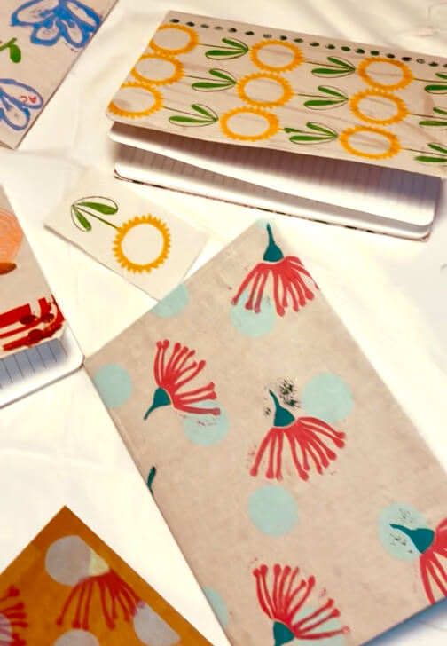 Create a Beautiful Hand-Printed Notebook