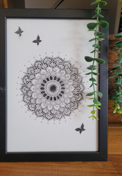 Create Mandala Art Work at Home