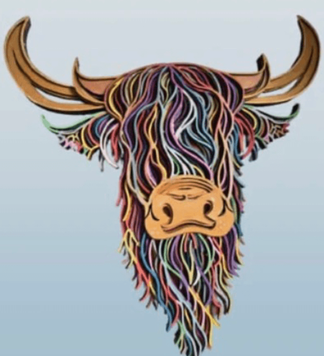 Creative Wellbeing Workshop – Paint Your Own Highland Cow