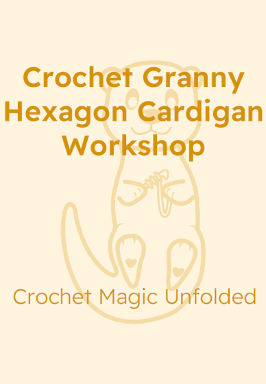 Crochet Granny Hexagon Cardigan Workshop