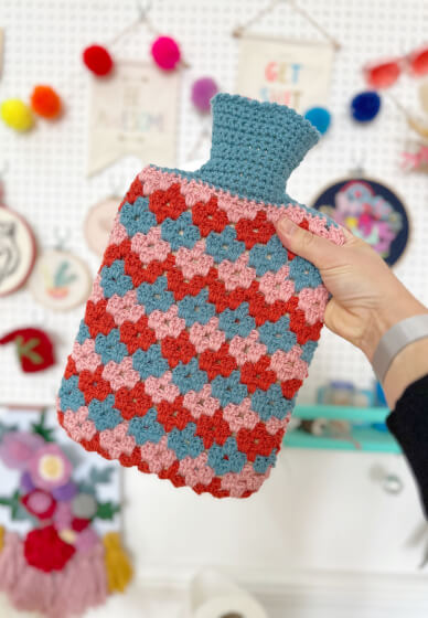 Crochet Hotwater Bottle Cover