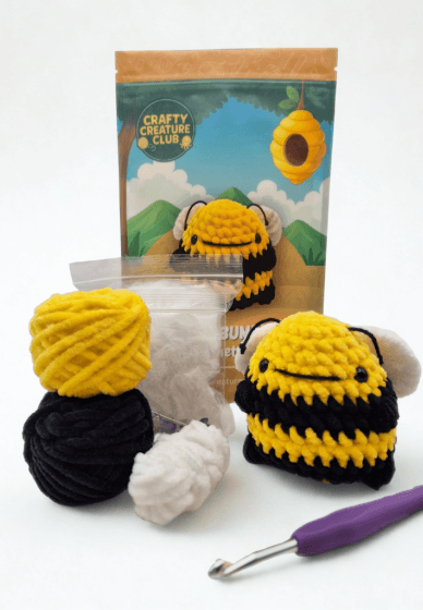 Crochet Kit - Kobe the Bumblebee