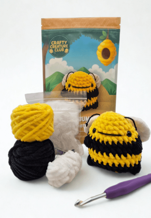 Crochet Kit - Kobe the Bumblebee
