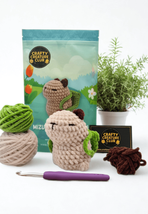 Crochet Kit - Mizu the Capybara