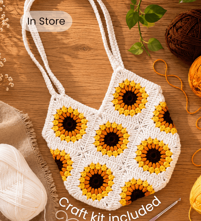 Crochet Workshop - Sunflower Bag 2 Week Course