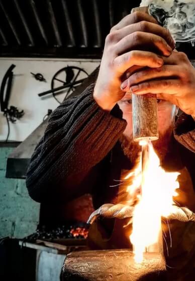 Damascus Knife Making: Blacksmithing Course
