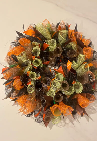 Deco Mesh Seasonal Wreath Workshop