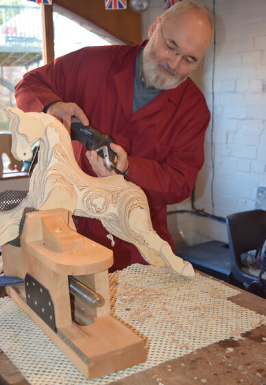 Decorative Rocking Horse Wood Carving Course
