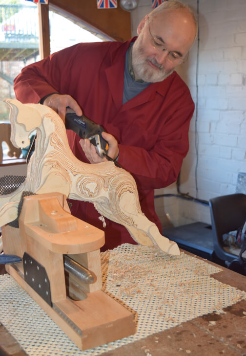 Decorative Rocking Horse Wood Carving Course