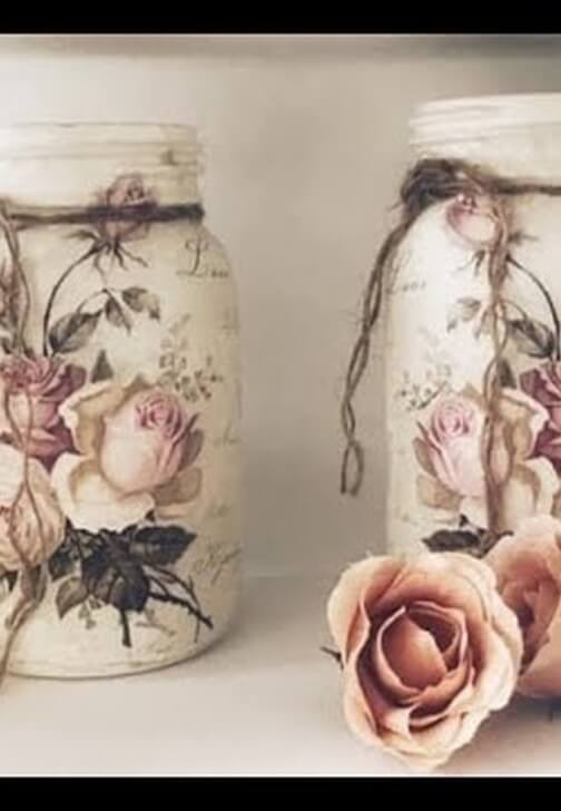 Decoupage Jar Art Workshop for Beginners