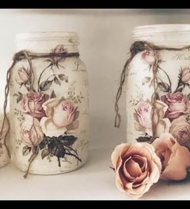 Decoupage Jar Art Workshop for Beginners