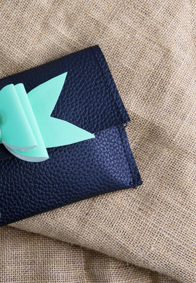 DIY Bow Purse Craft Kit – Make Your Own Faux Leather Bag at Home