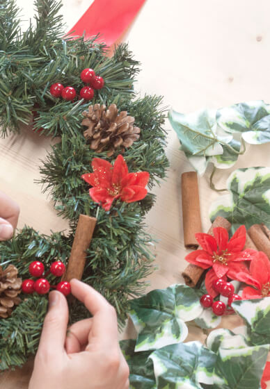 DIY Christmas Wreath Making at Home