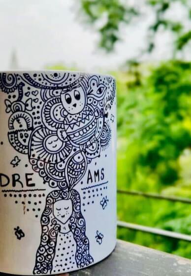 Doodle Art on Mug Workshop