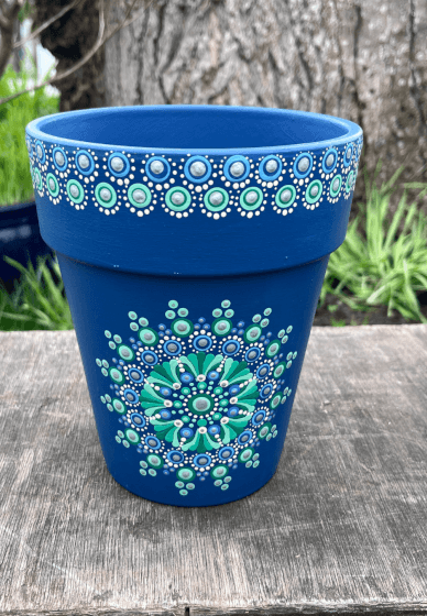 Dot Mandala Flower Pots Workshop