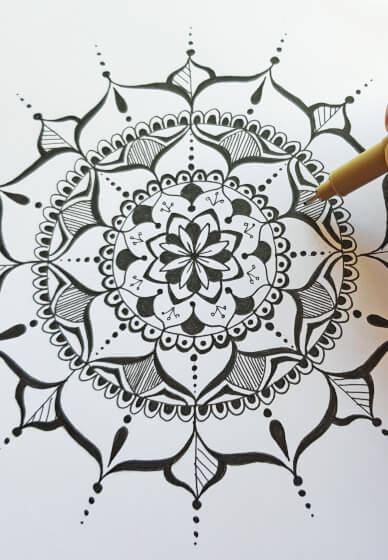 Draw a Mandala at Home