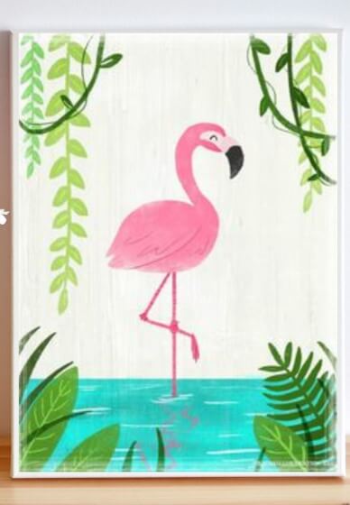 Draw and Paint Flamingos Workshop