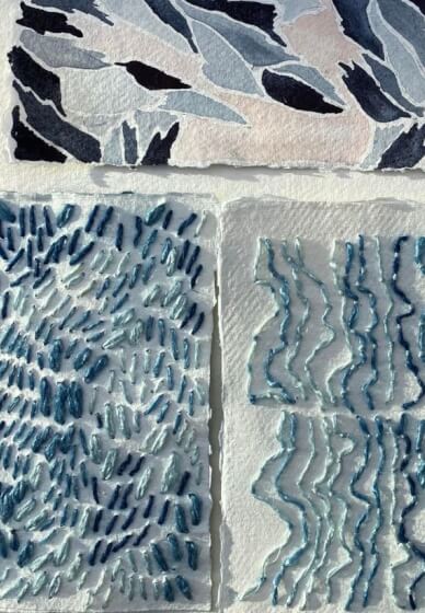 Drawing with Stitch: Natural Dyeing and Hand Embroidery