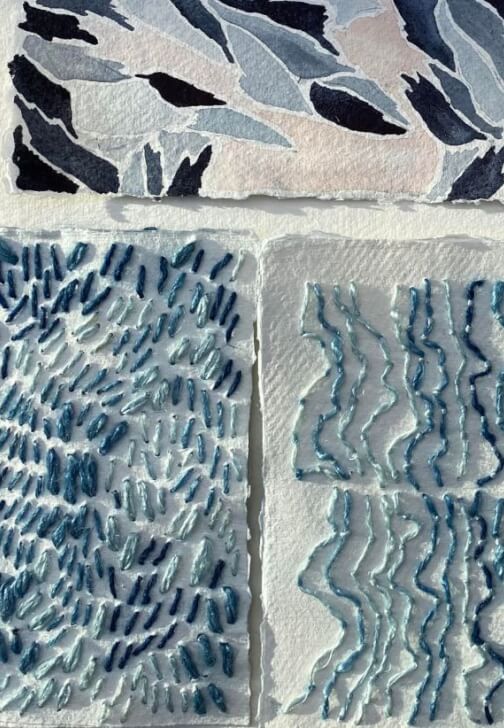 Drawing with Stitch: Natural Dyeing and Hand Embroidery