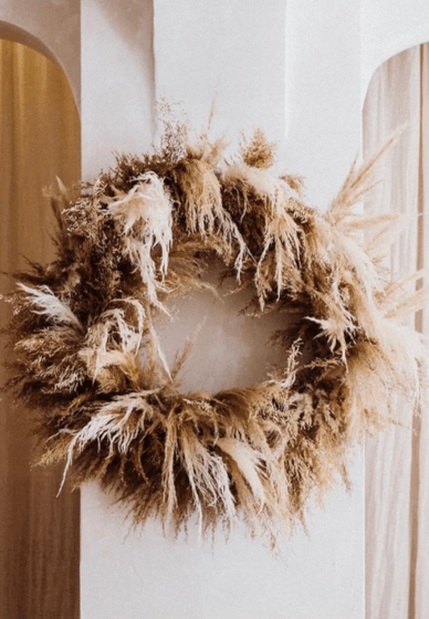Dried Flower Christmas Wreath Workshop