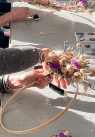 Dried Flower Crown Making Class