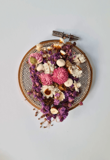 Dried Flower Embroidery Workshop