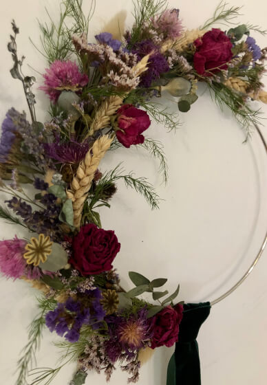 Dried Flower Wreath Craft Kit