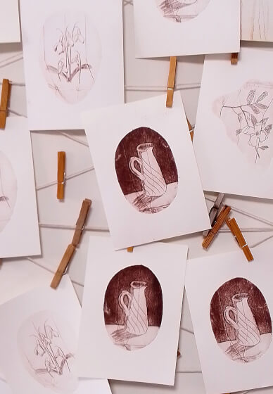 Drypoint Printmaking with TetraPaks Workshop
