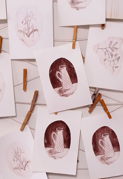 Drypoint Printmaking with TetraPaks Workshop
