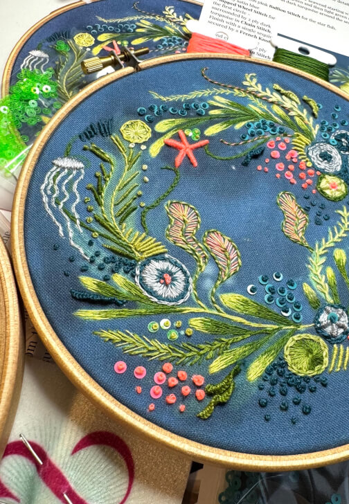 Earth and Sea Embroidery Workshop