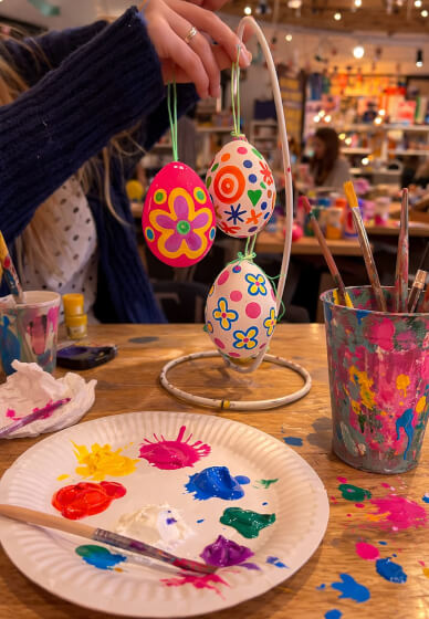 Easter Egg Painting: FreeFlow Special Class