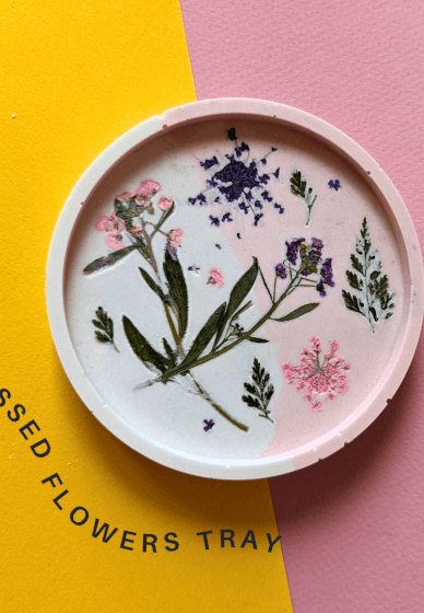 Eco-Resin Craft Workshop - Pressed Dried Flowers Mini Tray