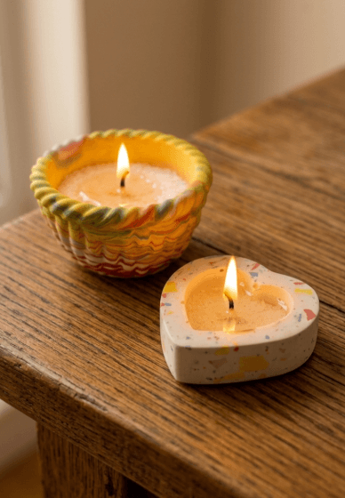 Eco Resin Terrazzo and Marble Candle Workshop
