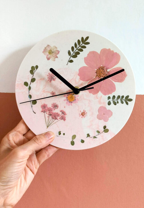 Eco-Resin Workshop: Pressed Flowers Clock